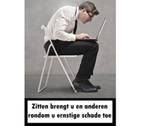 ZITTEN IS HET NIEUWE ROKEN