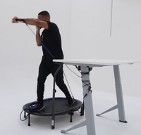 TRAMPOLINE SPRINGEN ACHTER JE BUREAU? DAT KAN!