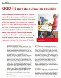GGD GETS FIT WITH A SIT-STAND DESK AND DESKBIKE
