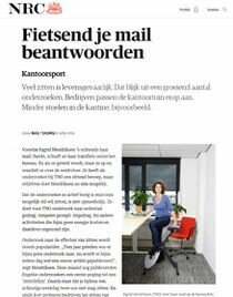 NRC FIETSEND JE MAIL BEANTWOORDEN