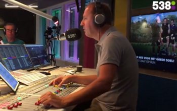 EDWIN EVERS OP DE DESKBIKE