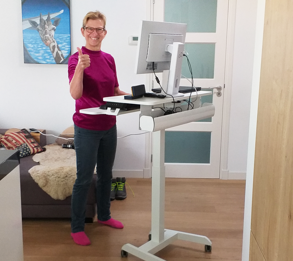 UPdesk High Elektrisch | Klein Zit-Sta Bureau