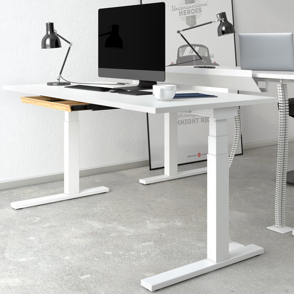 SteelForce 670 C-Foot | Elektrisch Zit-Sta Bureau 