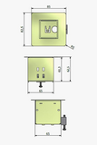 Inbouwunit Evia stekkerdoos Worktrainer.nl