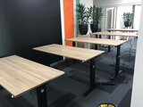 Aluforce 140 bureau | wissel staan en zitten achter je bureau af | Worktrainer.nl