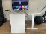 Aluforce 140 bureau | wissel staan en zitten achter je bureau af | Worktrainer.nl