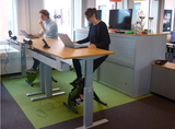 Aluforce 140 zit-sta bureau worktrainer.nl