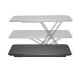 Ultra Slim Mini Desk | Staand werken achter een bureauverhoger | Worktrainer.nl