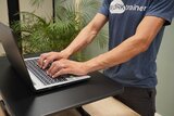 Ultra Slim Mini Desk | Staand werken achter een bureauverhoger | Worktrainer.nl