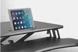 Updesk Cross zit-sta verhoger Worktrainer.nl