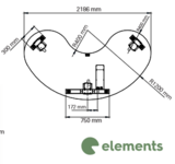 Elements Liquid | Elektrisch Zit-Sta Hoekbureau_