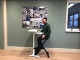 Updesk High gasveer | Worktrainer.nl