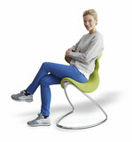 active furniture with backrest | wobble chair | ergonomic sitting | choose a healthy workplace | Worktrainer.com