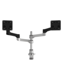 R-Go Zepher monitorarm double Worktrainer.com