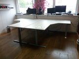 Electric Sit-Stand Corner Desk - SteelForce 471