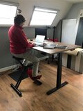 Verstelbaar Elektrisch Zit-Sta Bureau Steelforce 670 - Worktrainer.nl