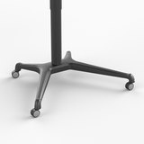 Small Gasspring Sit-Stand Desk - Single Leg Desk - 1 leg black