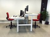 Double Electric Sit-Stand Desk - SteelForce 470 - Worktrainer.com 