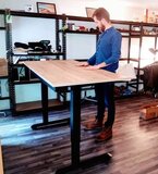 Gaslift sit-standing desk Updesk Air Worktrainer.com