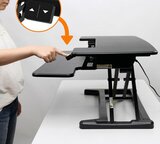  UPdesk cross elektrische bediening worktrainer.nl