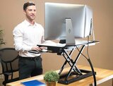  UPdesk cross elektrische bediening worktrainer.nl