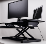  UPdesk cross elektrische bediening worktrainer.nl