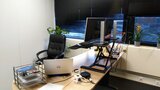  UPdesk cross elektrische bediening worktrainer.nl