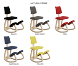 Varier Variable plus kneeling chair active furniture balance chair knee chair worktrainer.com worktrainer.nl