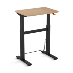 Small Gasspring Sit-Stand Desk - BouncyDesk - Swing Desk