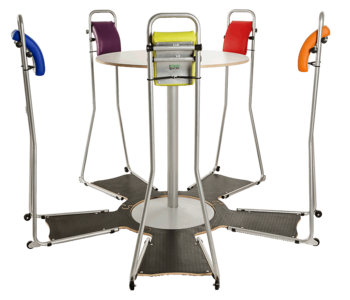 Stand4Work vergaderset Stand 4 Work S4W multicolor worktrainer.nl